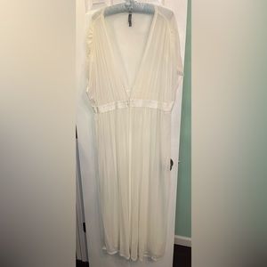 Torrid Swim Cover Mesh Size 2X White